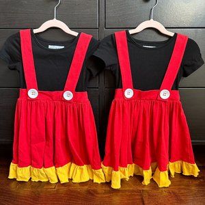 TWIN BUNDLE - 2 Only Little Once Mr. Mouse Twirl Dresses